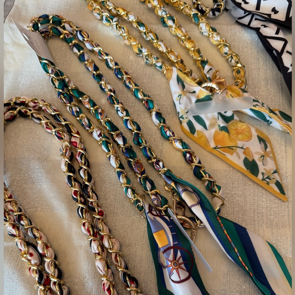 ✨ Luxury-Inspired Chain Scarf Bag Strap – Chic & Versatile ✨